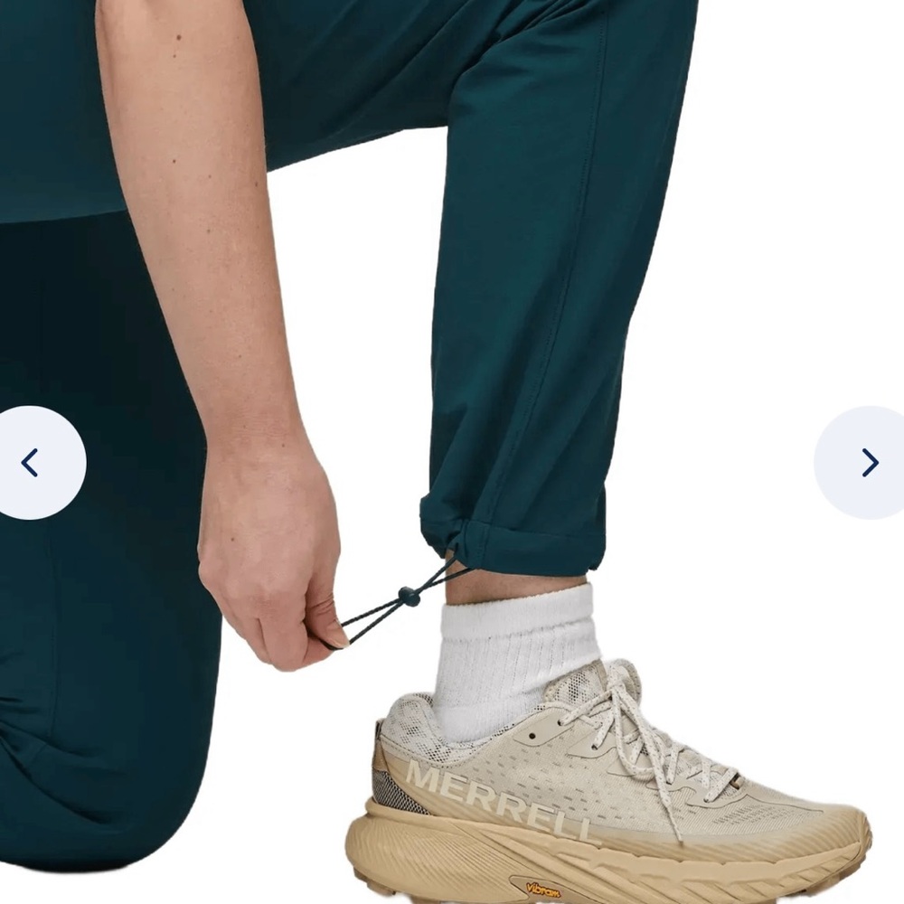 Cotopaxi Teal Track Pants with Orange Accent - Picture 7 of 8